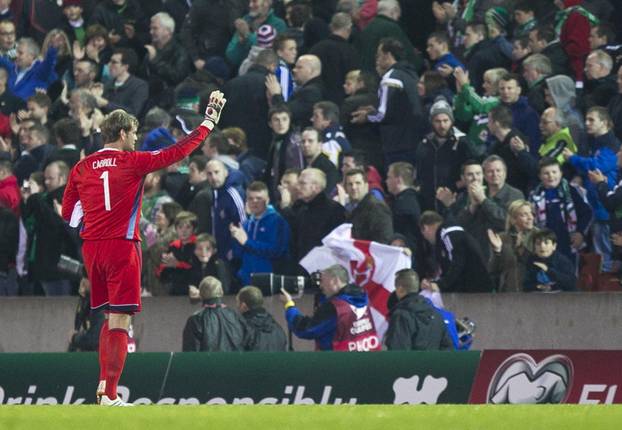 Soccer - UEFA Euro 2016 - Qualifying - Group F - Northern Ireland v Faroe Islands - Windsor Park