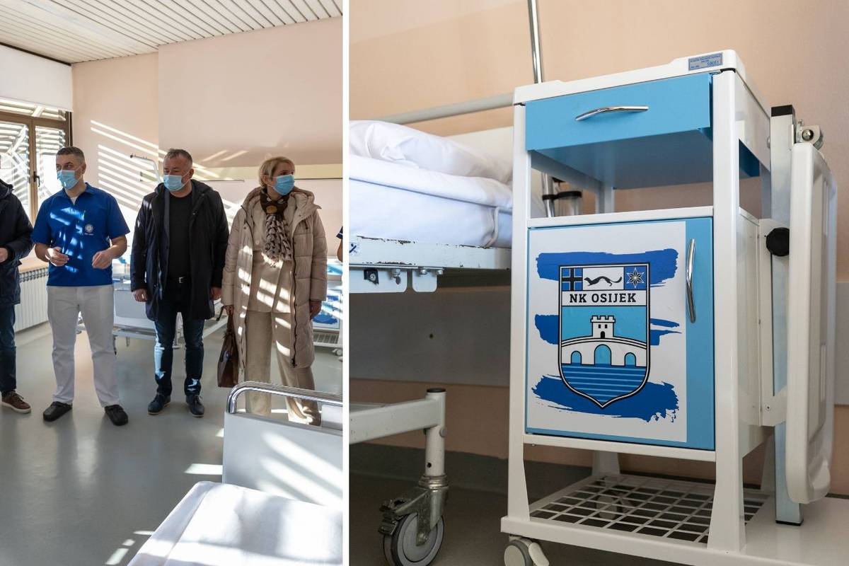 'Bijelo-plavi' donirali osječkoj bolnici ormariće s grbom kluba