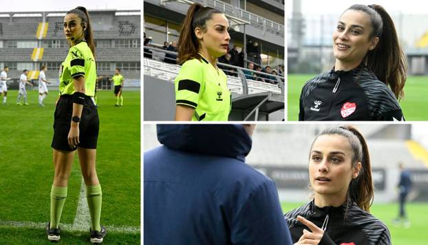 FOTO Sutkinja kao iz sapunice: Atraktivna Turkinja plijenila je poglede na utakmici Dinama