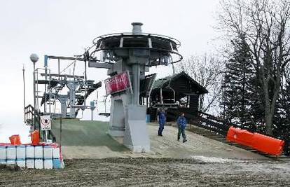 Zatvorili skijaške staze na Sljemenu zbog zatopljenja