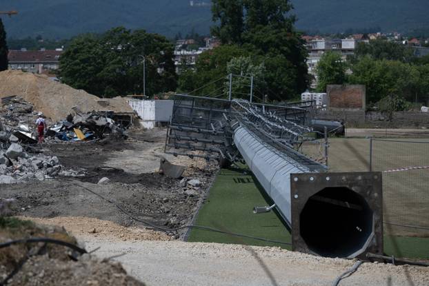 Zagreb: Rušenje stadiona u Kranjčevićevoj