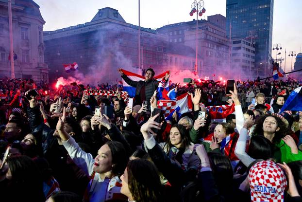 Zagreb: Marko Perković Thompson nastupio na svečanom dočeku hrvatske rukometne reprezentacije