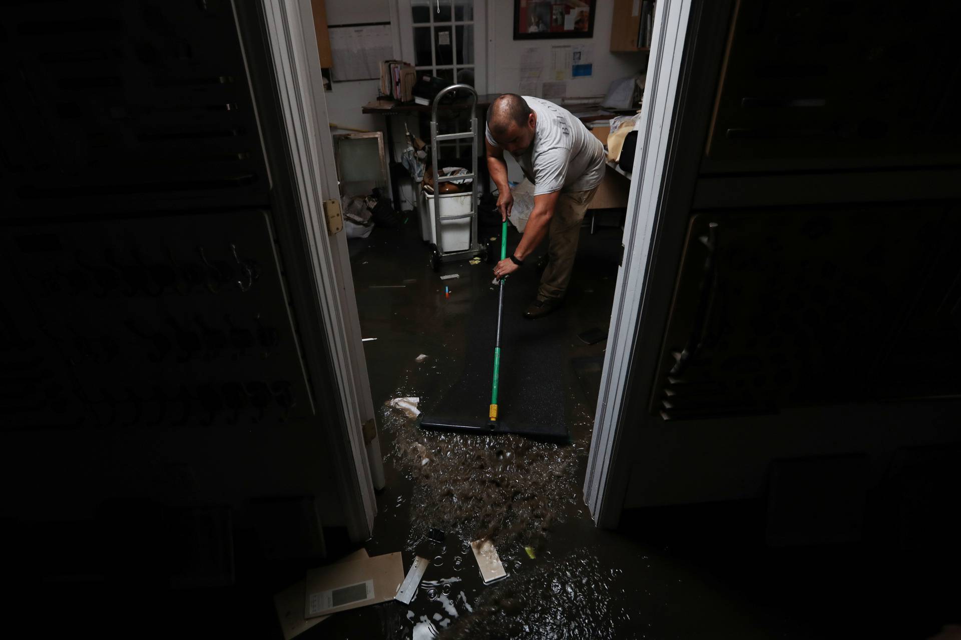 Flooding from remnants of Tropical Storm Ida in Mamaroneck, New York