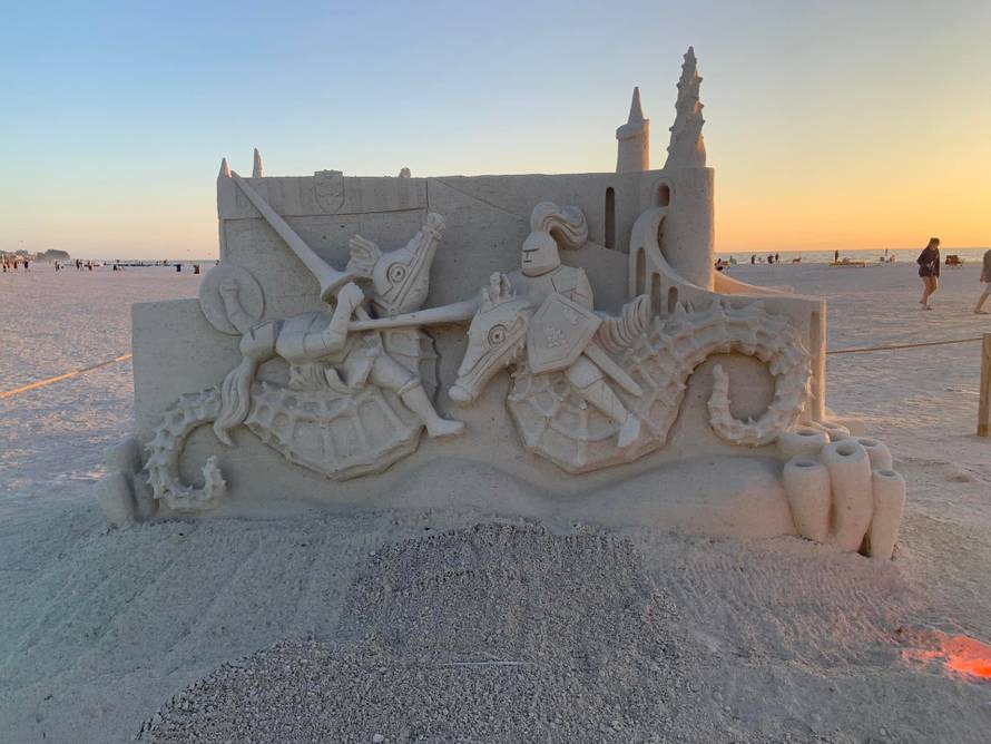 FOTO Spektakularne skulpture od pijeska na floridskoj plaži