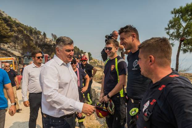 Zoran Milanović obišao je oporaženo područje okolice Omiša