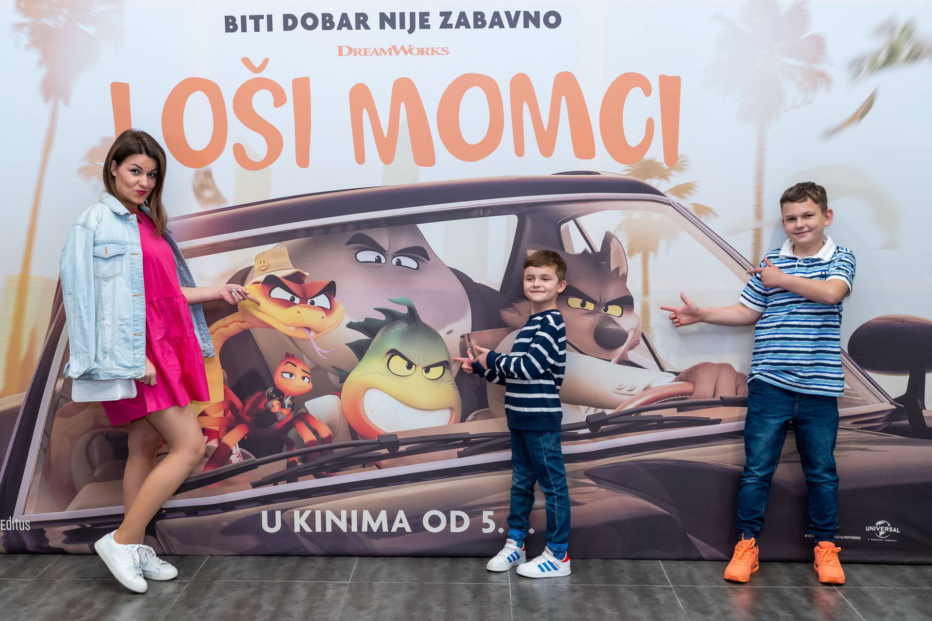 Loši momci se okupili na premijeri animiranog filma