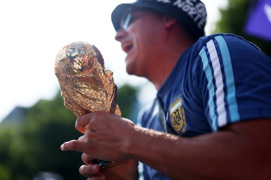 FIFA World Cup 2026 - Argentina fans gather for a traditional Banderazo rally