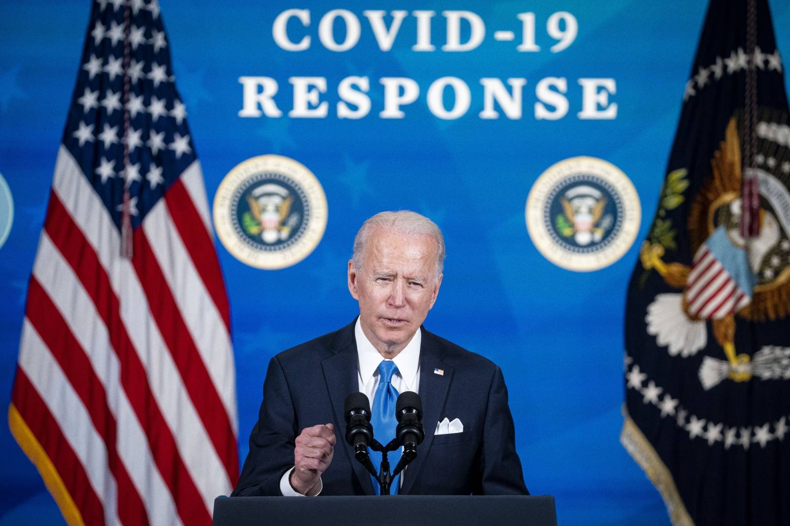 Biden Hosts an Event with the CEOs of Johnson & Johnson and Merck