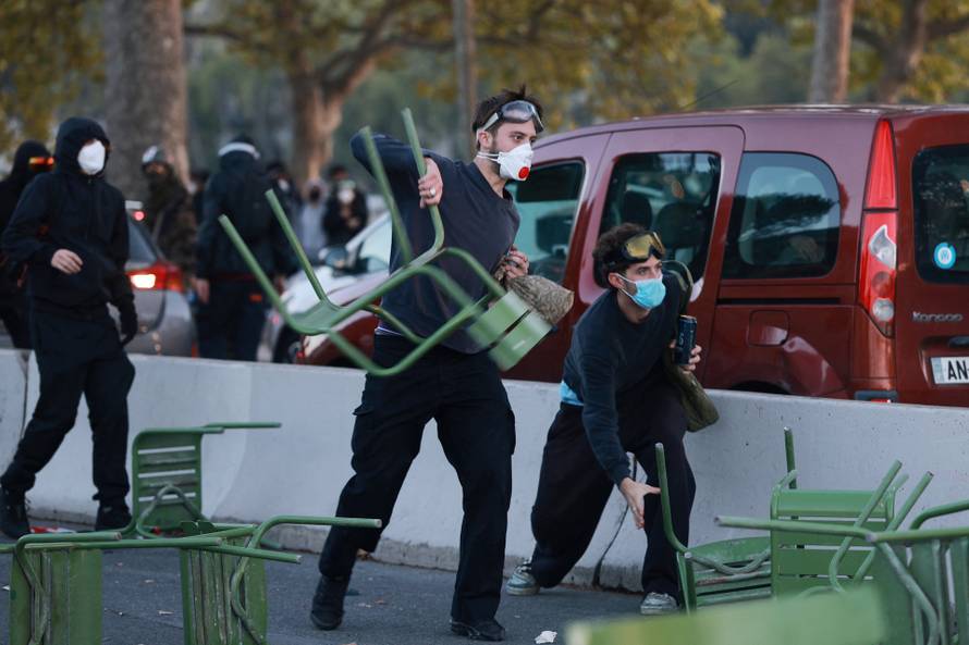 Nationwide protests in France against the cost of living