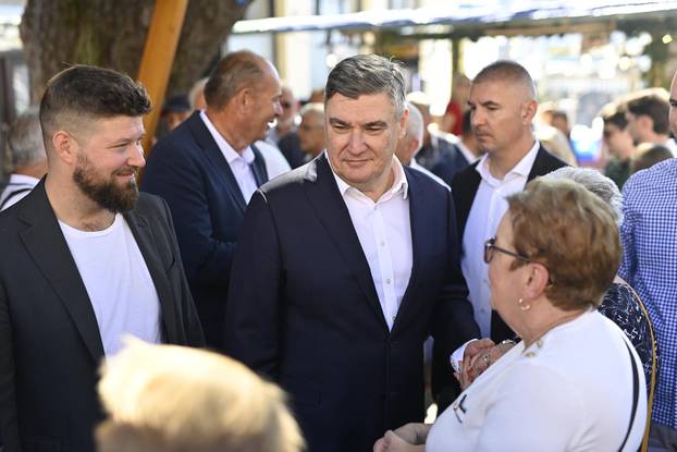 Kastav: Zoran Milanović na manifestaciji "Bela nedeja"