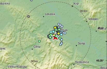 Potres od 2.4 po Richteru kod Siska: 'Kuća mi je poskočila'