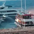 Vatrogasci ugasili požar broda u pristaništu za jahte u Bajnicama