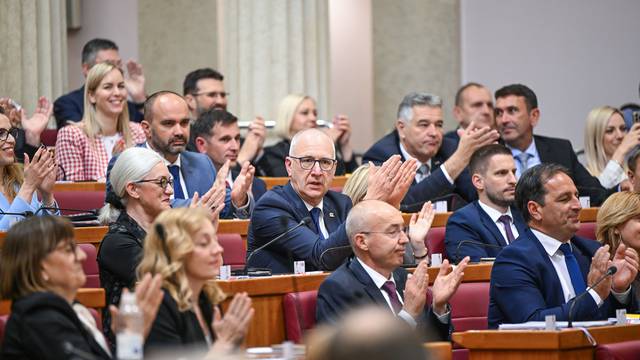 Zagreb: Izglasano je povjerenje Vladi Republike Hrvatske