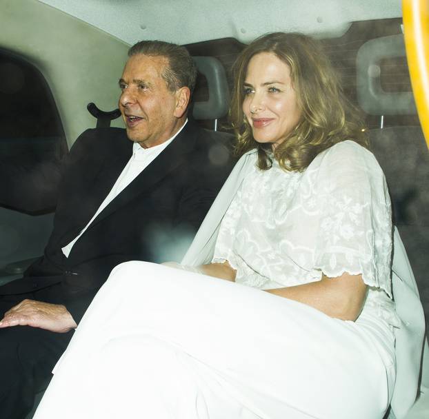 Trinny Woodall and Charles Saatchi at Scotts