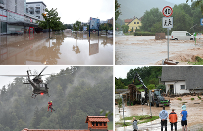 U Sloveniji troje mrtvih, ljude spašavali helikopterima, vodni val stiže večeras i do Zagreba