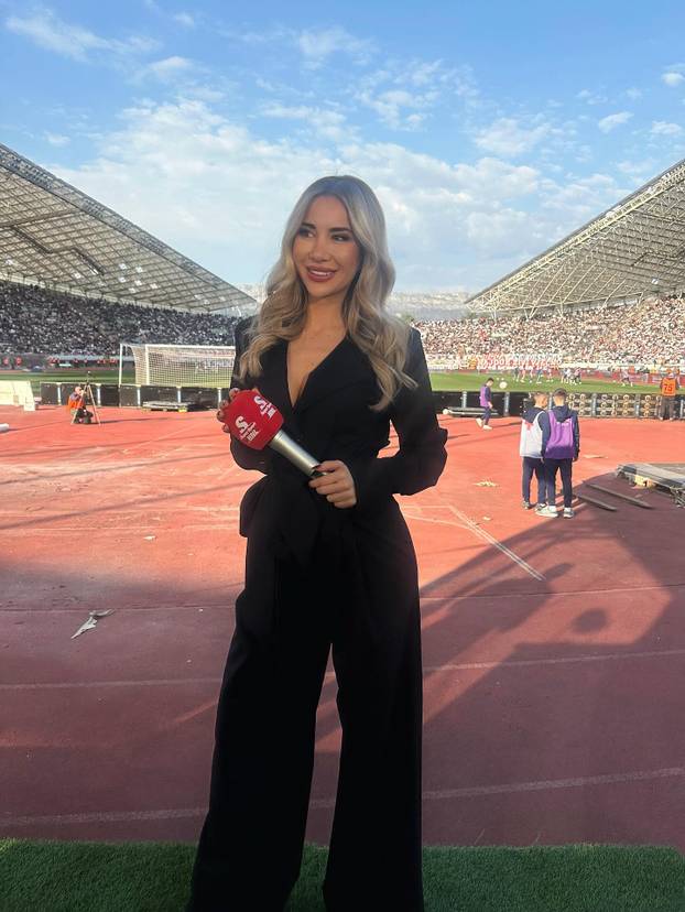 FOTO Valentina zablistala na Poljudu, a dobro raspoloženi Rakitić čavrljao s dinamovcima