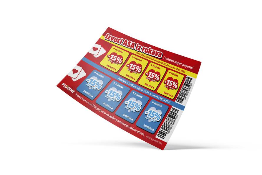 U Plodinama traje promotivna kampanja s kojom kupci mogu ostvariti 15% popusta!