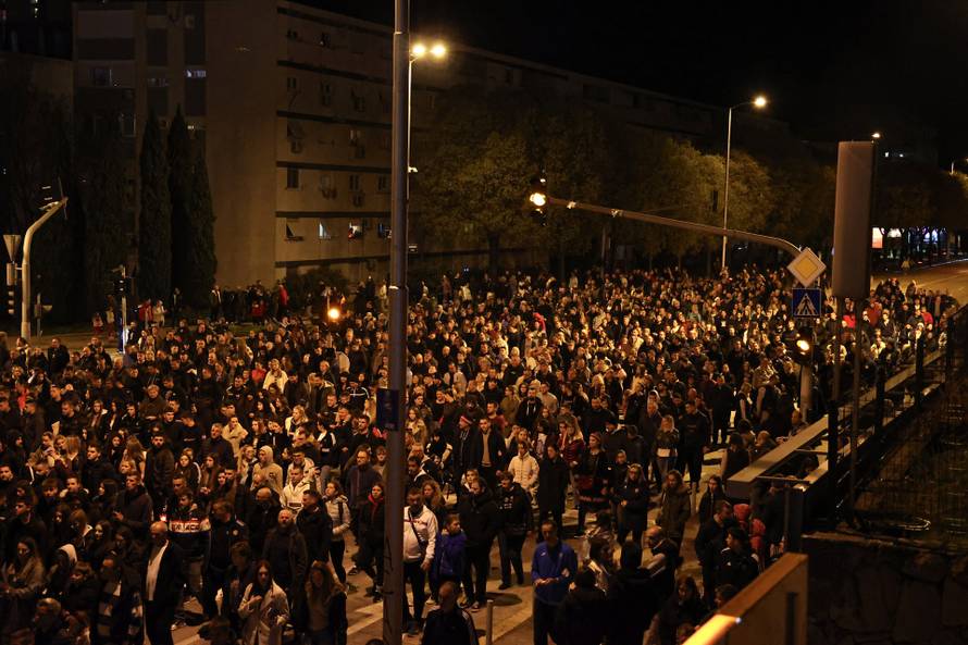 Split: Održan mimohod Torcide za Vukovar