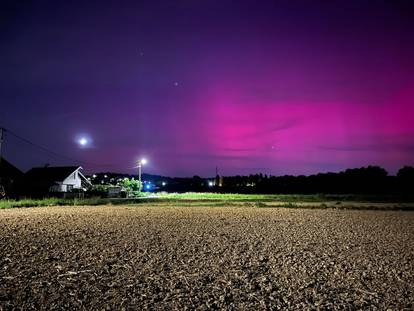 FOTOGALERIJA Spektakularni prizori Aurore borealis koja se vidjela iz svih dijelova  Hrvatske