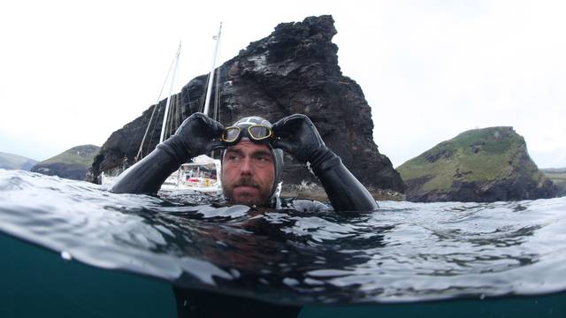 Ross Edgley swims around Britain
