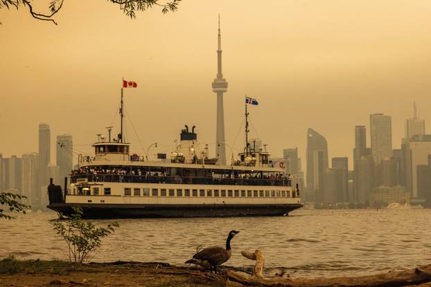 Wildfire smoke in Ontario