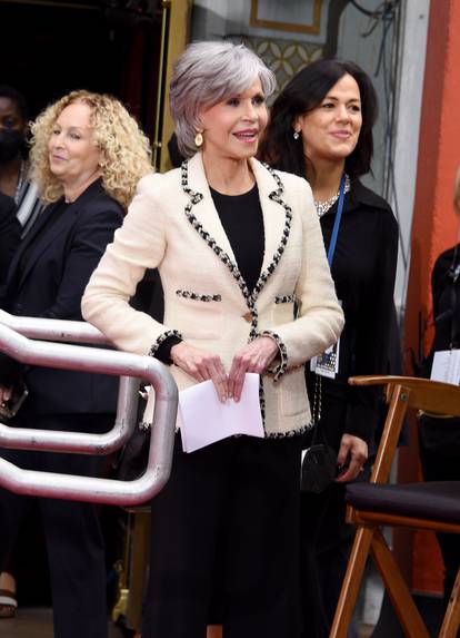 Lily Tomlin Hand and Footprint ceremony