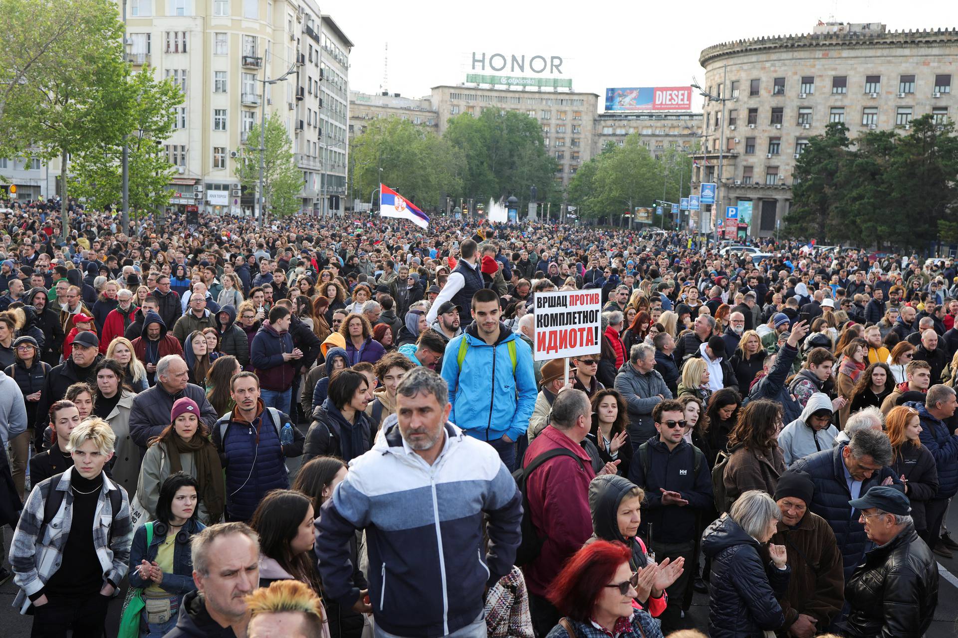 Protest "Serbia against violence" in Belgrade