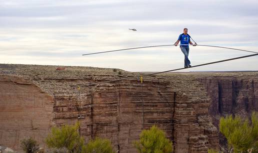 Šetnja života: Bez sigurnosne užadi prešao Grand Canyon