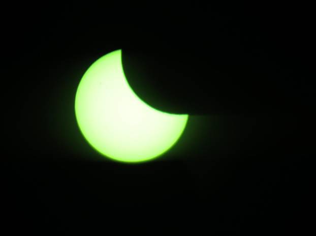 Pomr?ina Sunca vidljiva iz Splita