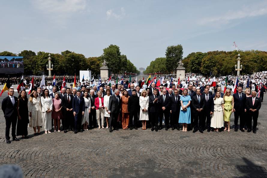 Annual Bastille Day celebrations in Paris