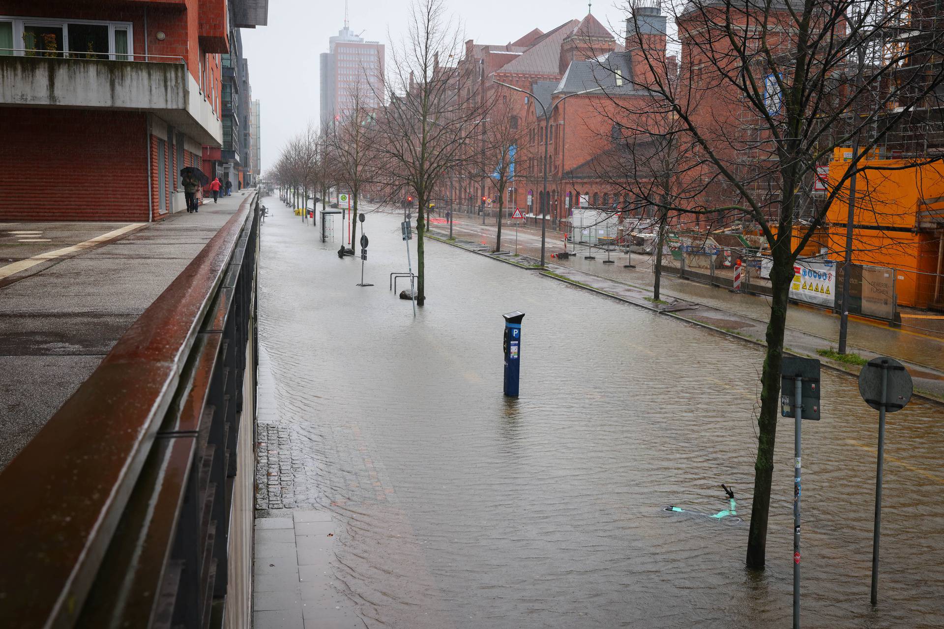 Storm "Zoltan" - Hamburg