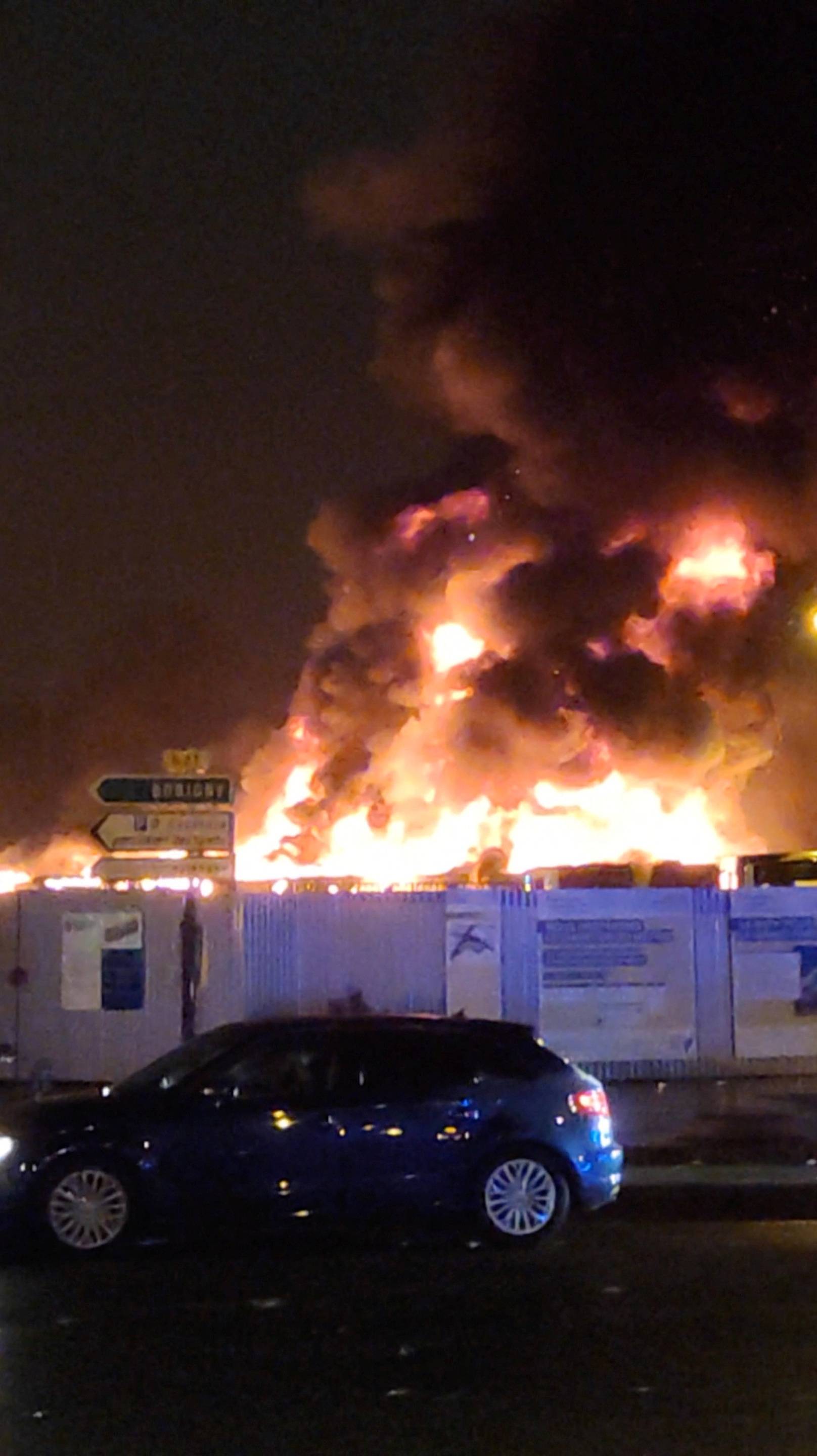 Unrest in Aubervilliers, France