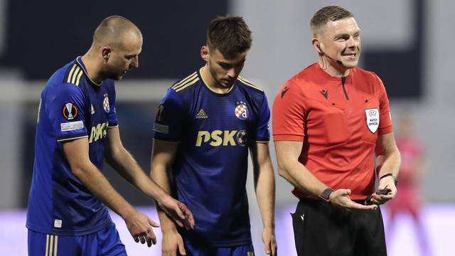 Zagreb: Utakmica UEFA Europske lige, GNK Dinamo - Rapid