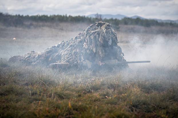 FOTO Pogledajte nove hrvatske snajperiste u akciji. Da prođu 50 metara potreban je jedan sat!