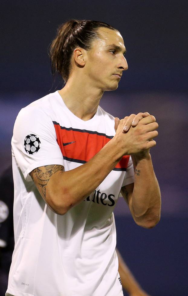 Zagreb:  Liga prvaka, skupina A, 3. kolo, GNK Dinamo - Paris Saint Germain