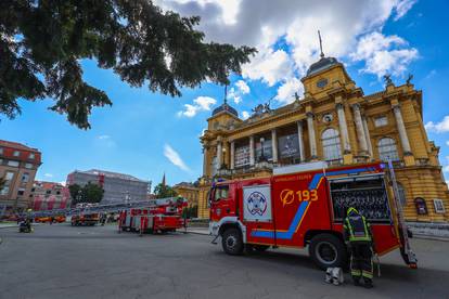 Zagreb: U Hrvatskom narodnom kazalištu održana vježba evakuacije i spašavanja