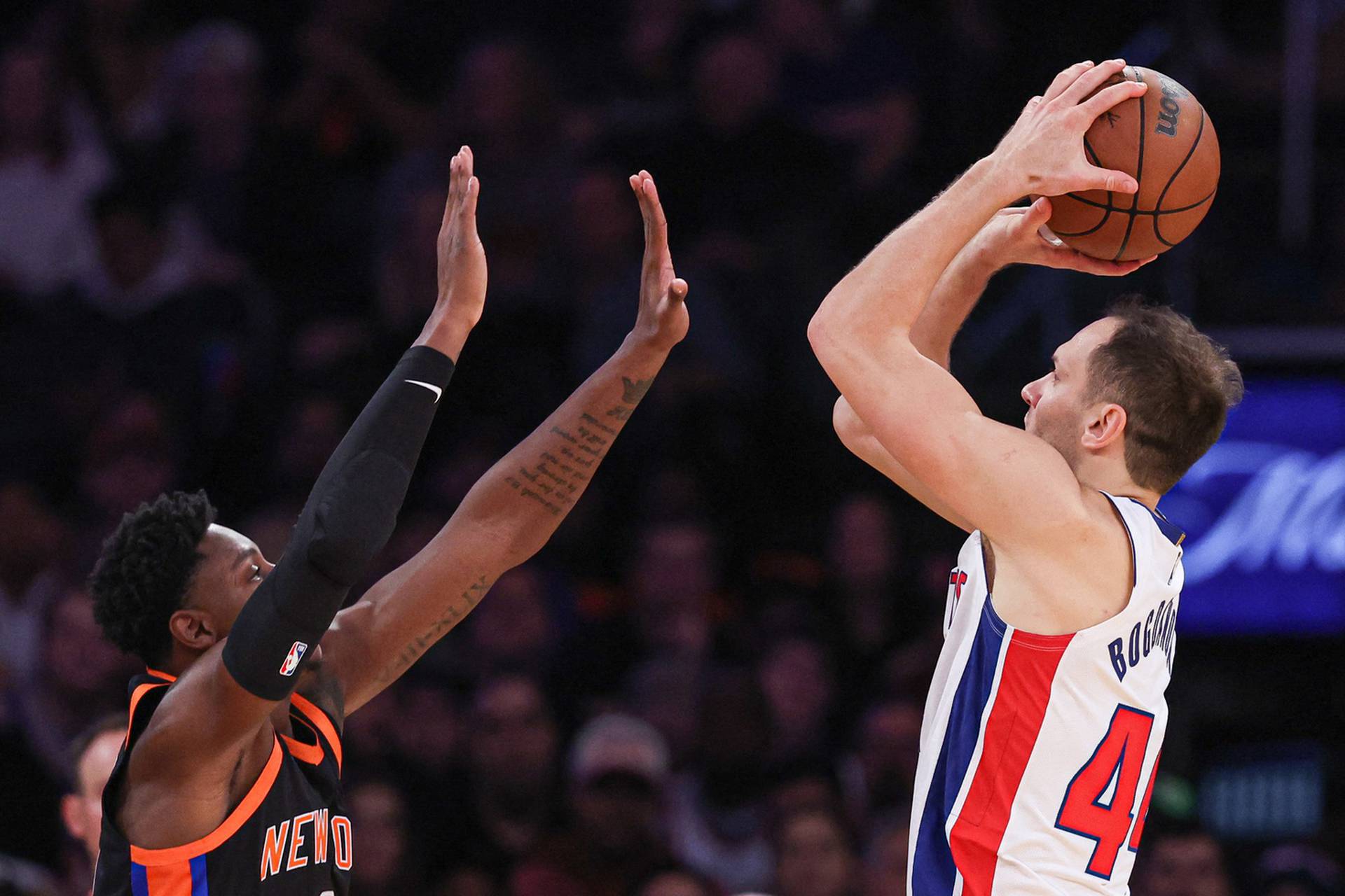 NBA: Detroit Pistons at New York Knicks