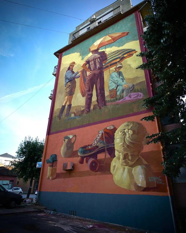 FOTO Grad pretvoren u galeriju: Pogledajte predivne murale na kućama i zgradama u Čačku