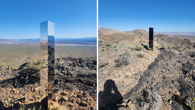 FOTO Ma što je ovo?! U pustinji u Nevadi 'niknuo' monolit: 'Pa kako li je samo dospio tamo?'