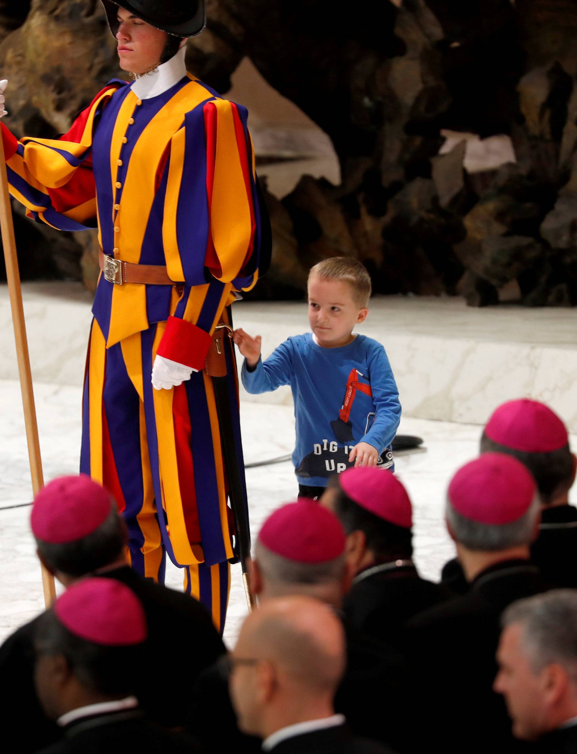 Pope Francis leads the weekly general audience at Paul VI hall at the Vatican