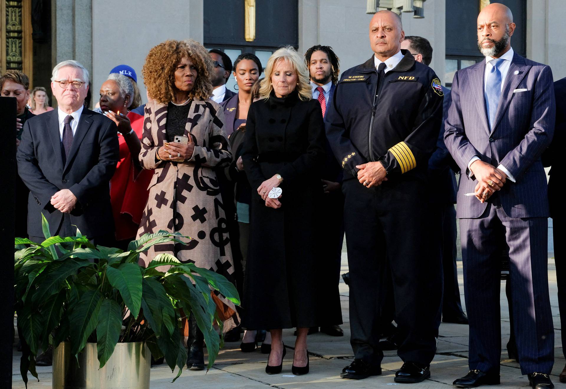 Vigil after a deadly shooting at the Covenant School in Nashville