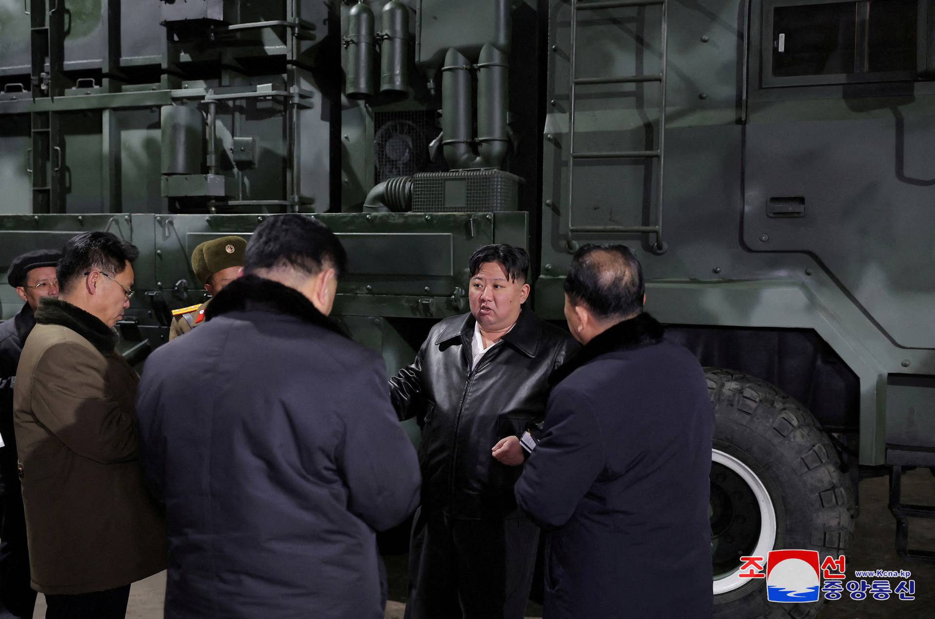 North Korean leader Kim Jong Un visits a munitions factory