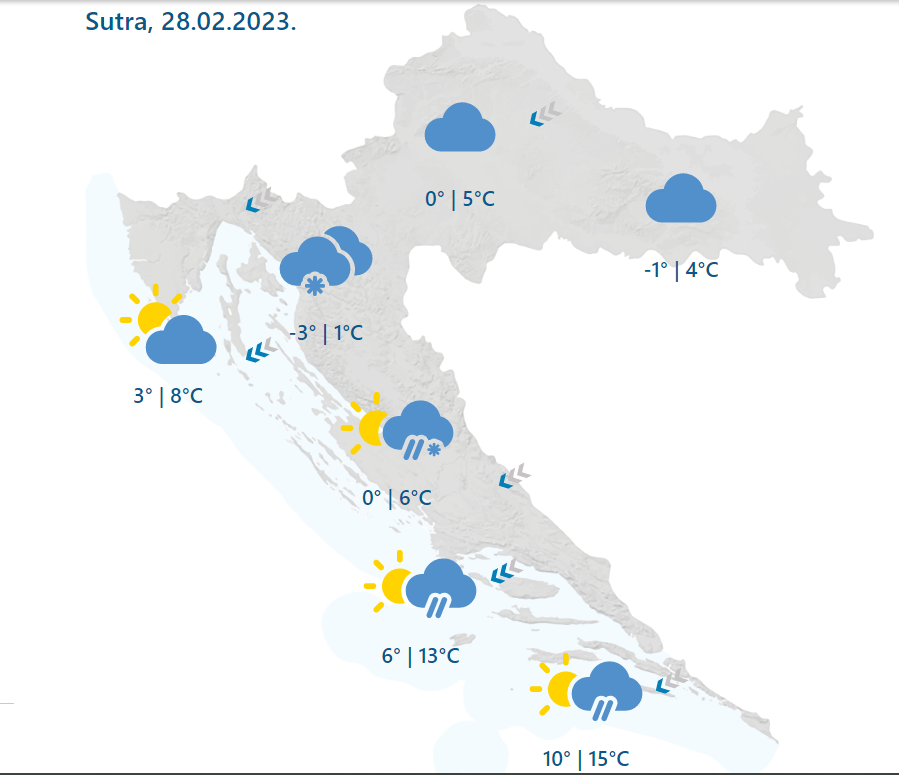 Snježna oluja paralizirala cijelu Hrvatsku, brojni tek danas došli kući: Evo što možemo očekivati
