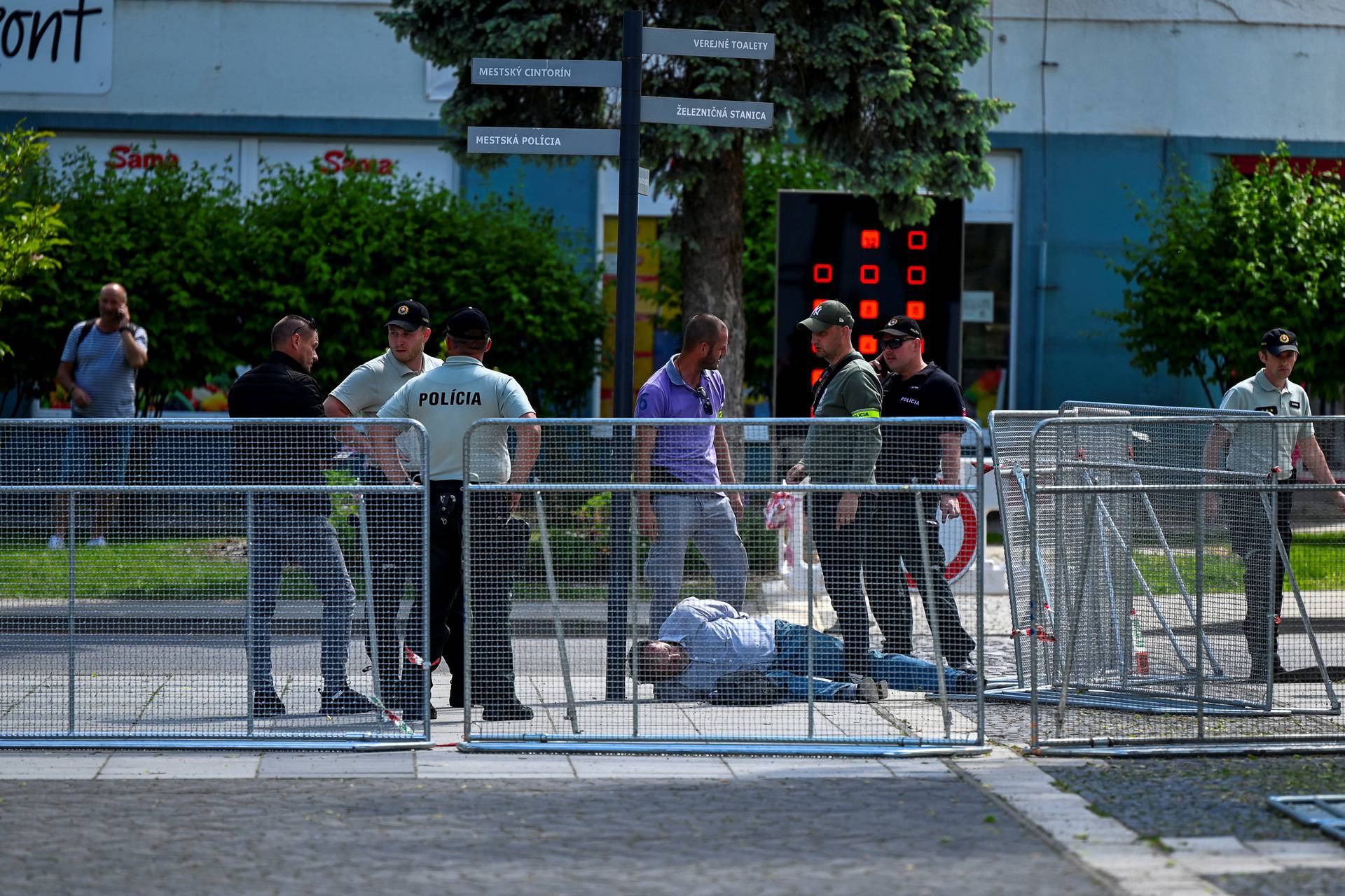 Shooting incident after Slovak government meeting in Handlova