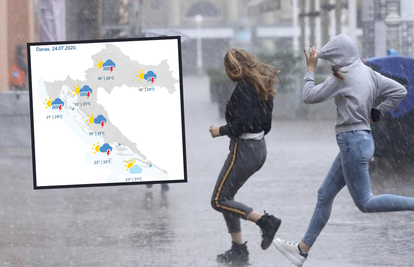 Meteorolozi: Bit će oluja, tuče, kiše i poplava diljem Hrvatske