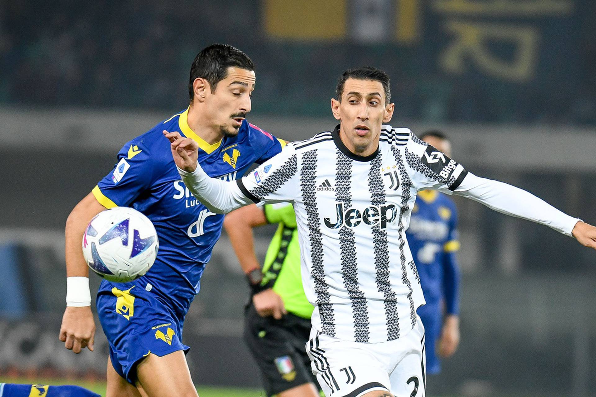 italian soccer Serie A match - Hellas Verona FC vs Juventus FC