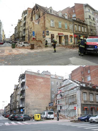 FOTO Pogledajte kako je Zagreb izgledao na dan potresa i kako izgleda danas, 3 godine kasnije