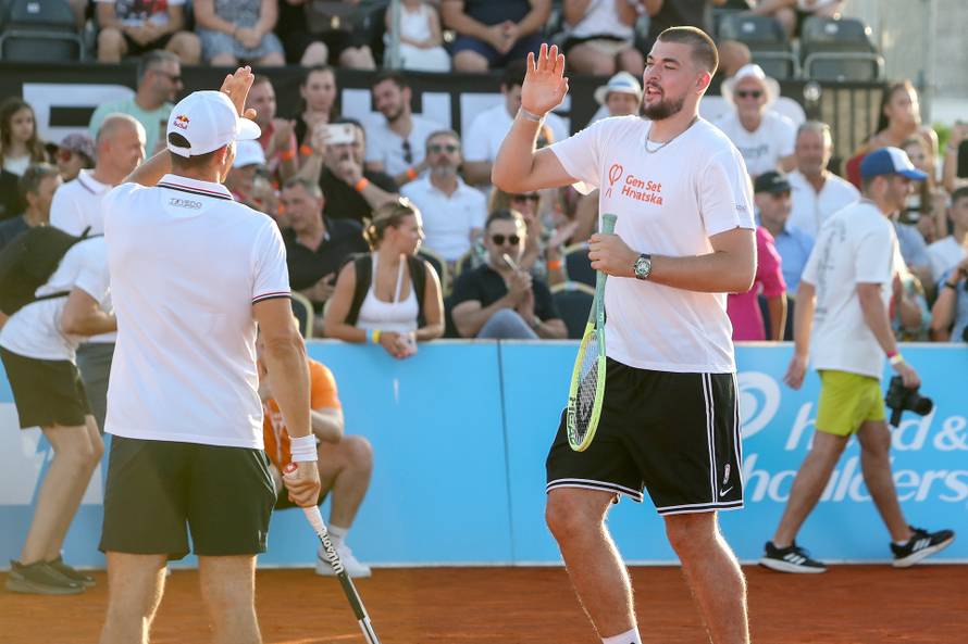 Zadar: Najveće hrvatske sportske zvijezde zaigrale tenis na humanitarnom spektaklu Gem Set Hrvatska 