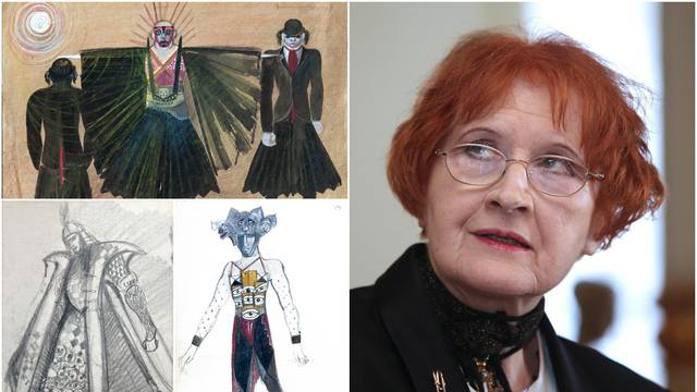 Retrospektivna izložba Ike Škomrlj: Tamo možete vidjeti njezine skice i čuvene kostime
