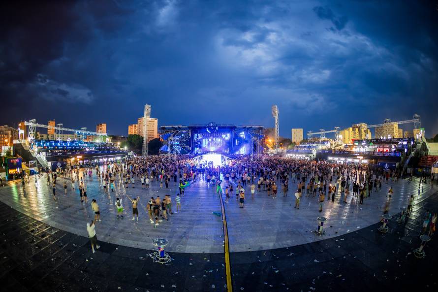Split: Kiša na završetku Ultra festivala